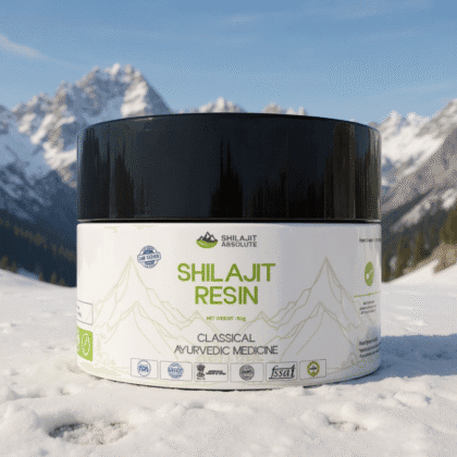 Shilajit Absolute | Pure Shilajit Resin – 60g | 120-Day Supply (500mg/Day) | Free Spoon Included